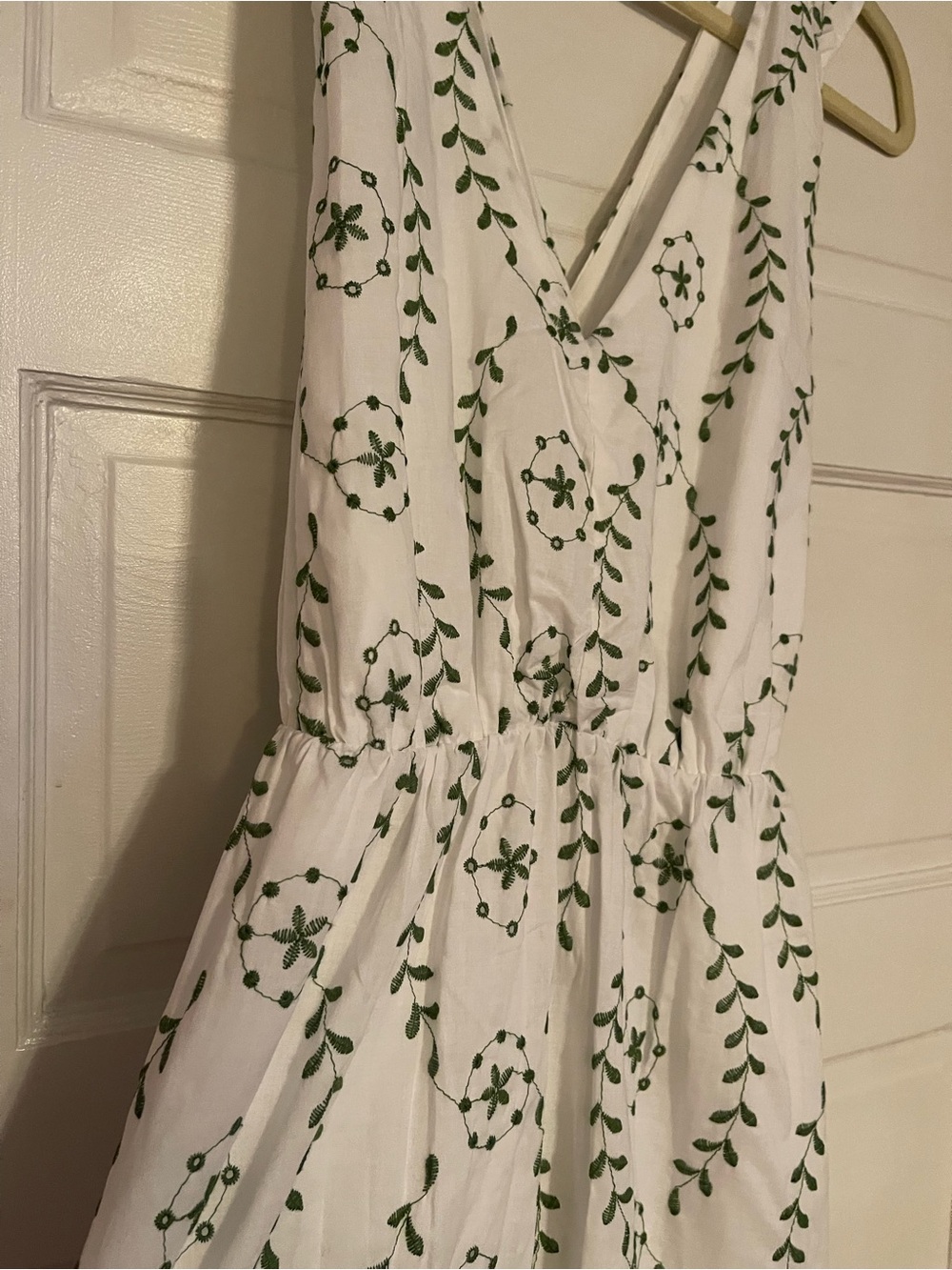 a new day White Maxi Dress with Green Floral Print - Picture 4 of 7